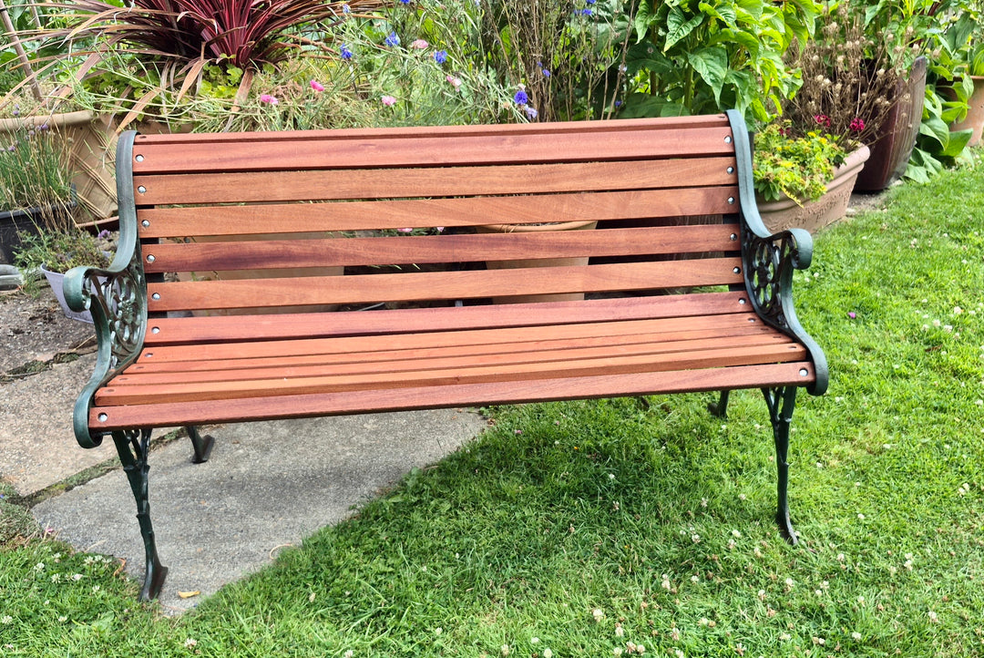 Cast Iron Decorative Garden Bench