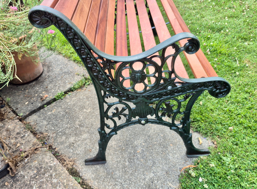 Cast Iron Decorative Garden Bench