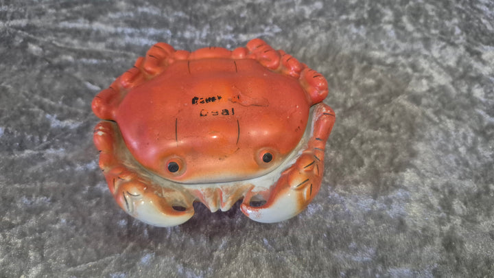 Vintage Ceramic Crab Trinket Box&nbsp;B