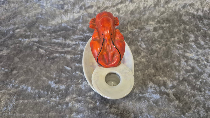 Ceramic Lobster Candle Holder