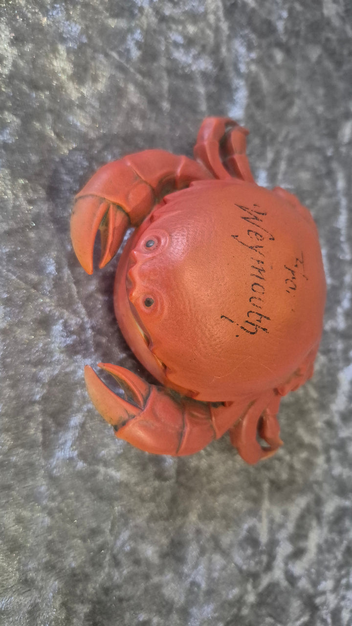 Ceramic Crab Trinket Box