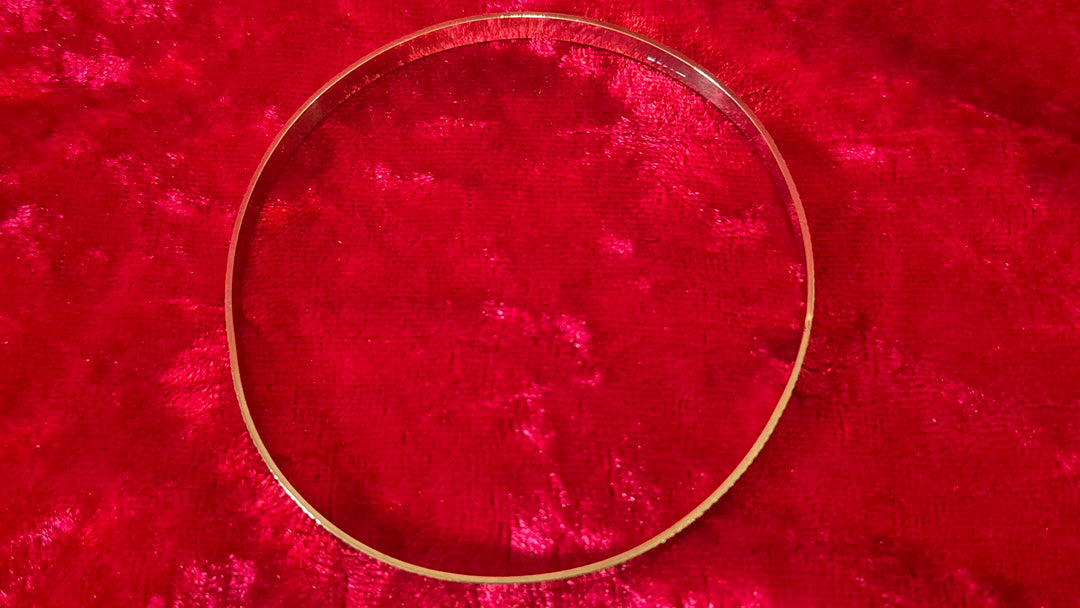 Vintage 1970s 9ct Gold Slave Bangle