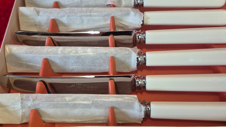 Set Of 6 Knives By Cooper Bros