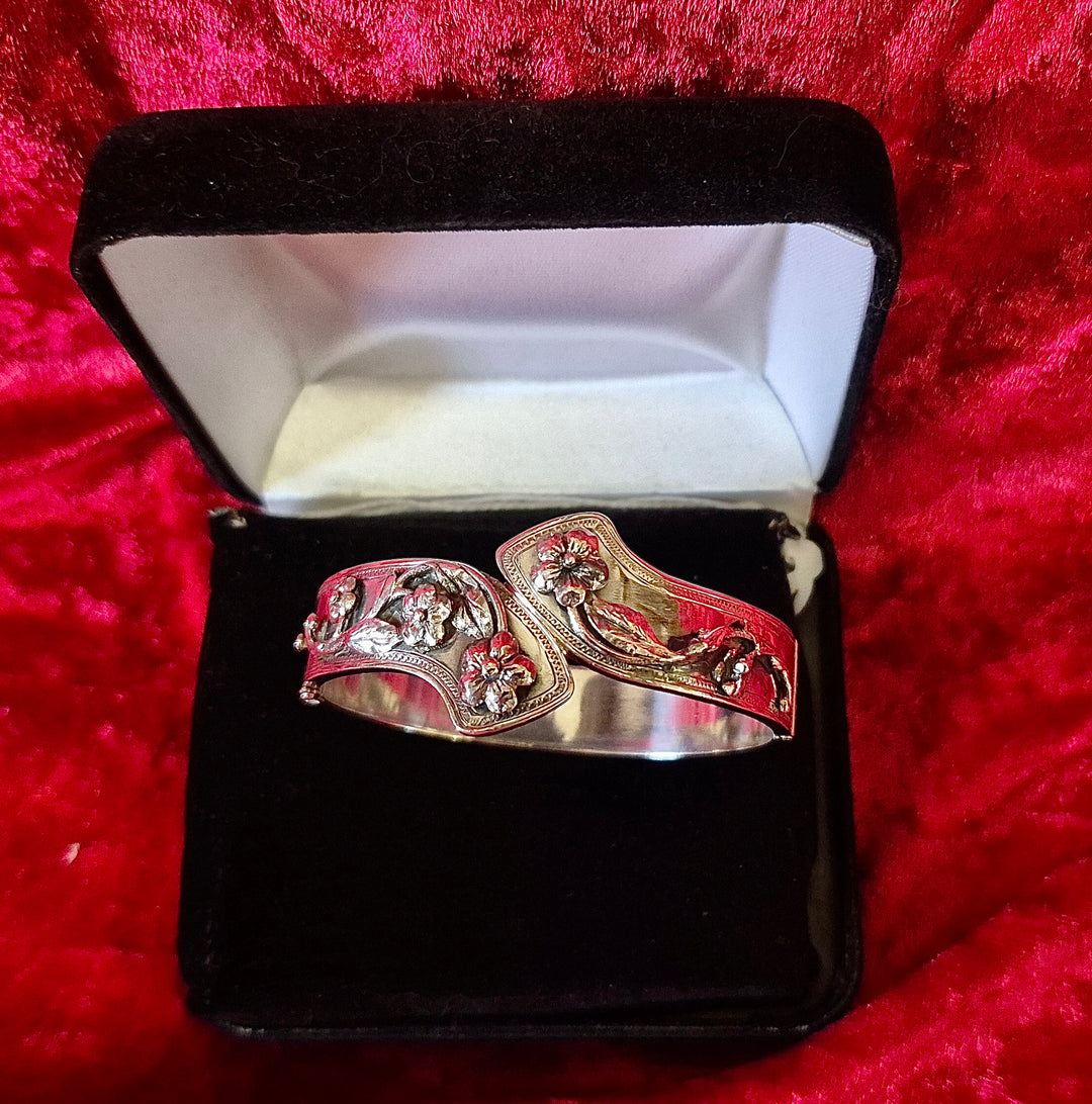 Antique Heavy Art Nouveau Bangle