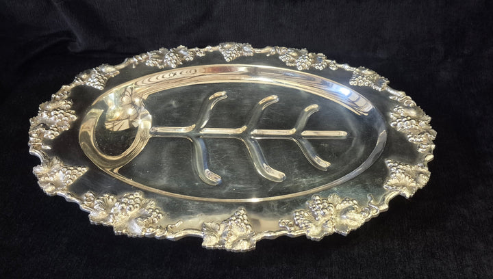 Silver Plated Meat Dish.