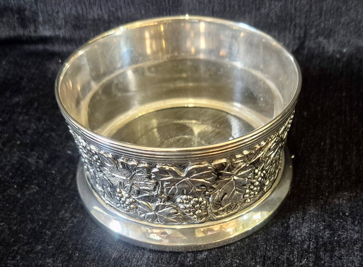 Silver Plated Bottle Holder.