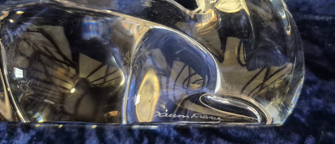 Vintage Daum France Resting Glass Camel.