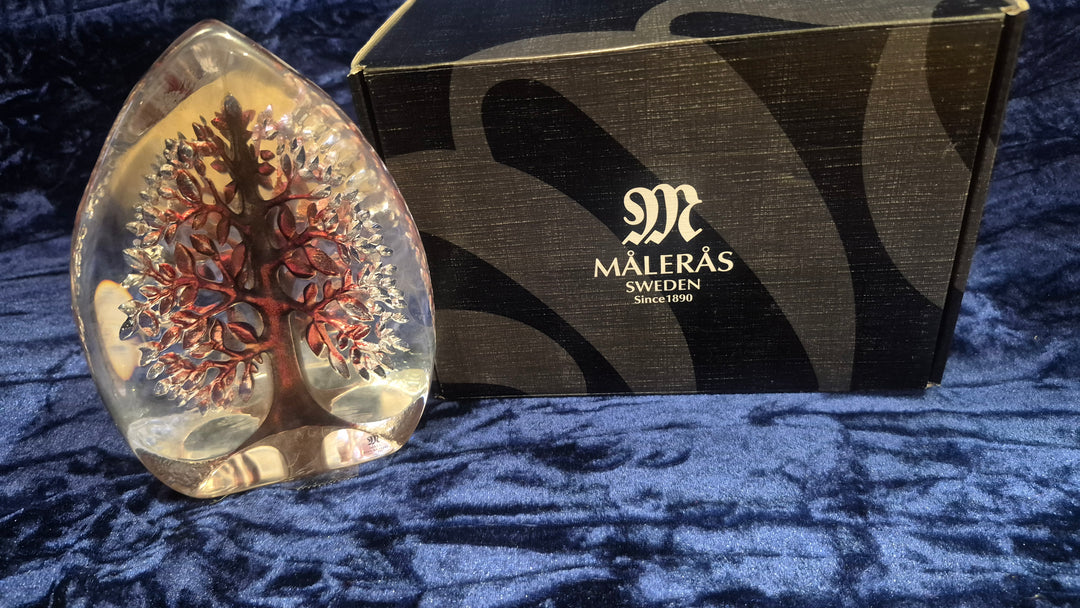 Mark Jonnson Tree Of Life Crystal Glass Sculpture