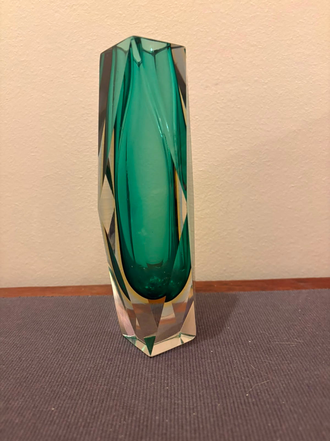Murano Sommerso Studio Art Vase