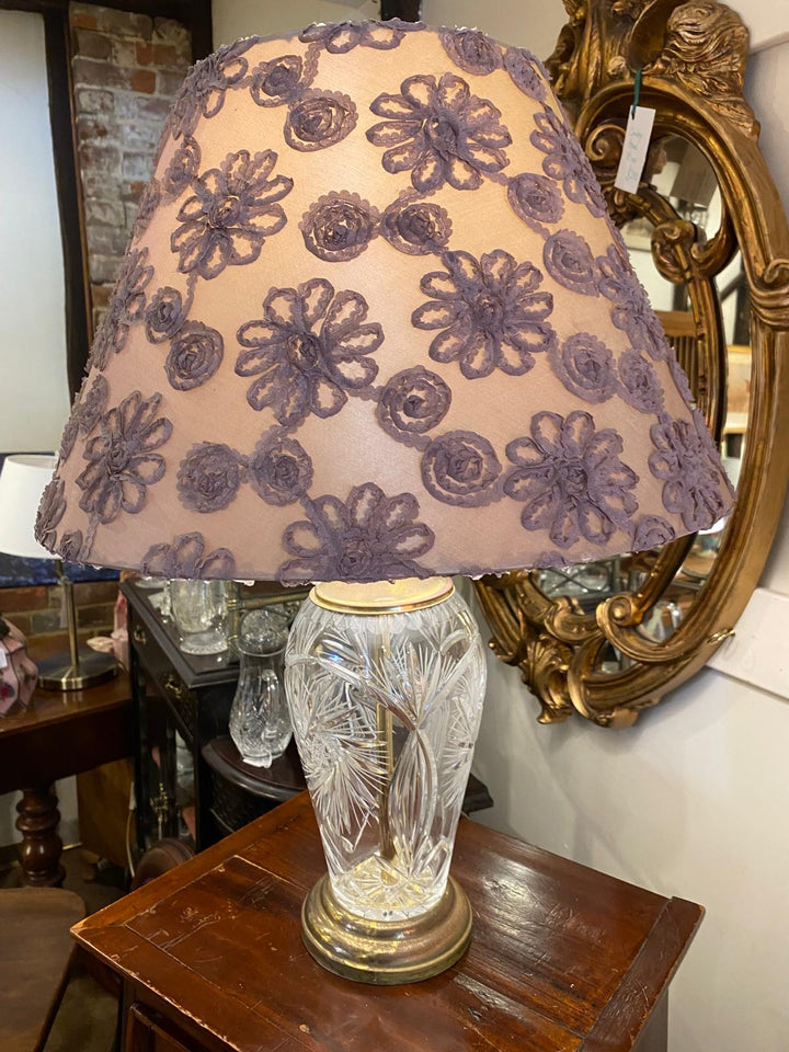 Bavarian Crystal Lamp.