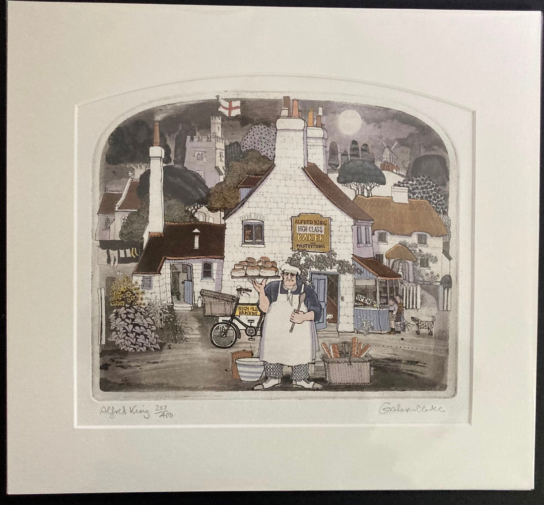 Alfred King, Original Limited Edition Aquatint Etching