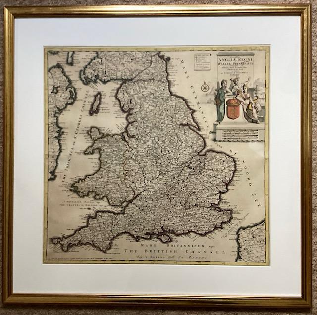Detailed Map Of England And Wales With Part Of Scotland