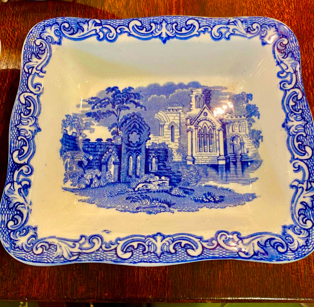 Pair Of Abbey Shredded Wheat Dishes