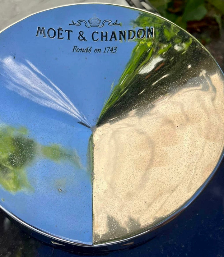 CHROME1 PLATED CHAMPAGNE MOET CHANDON STRAWBERRY DISH