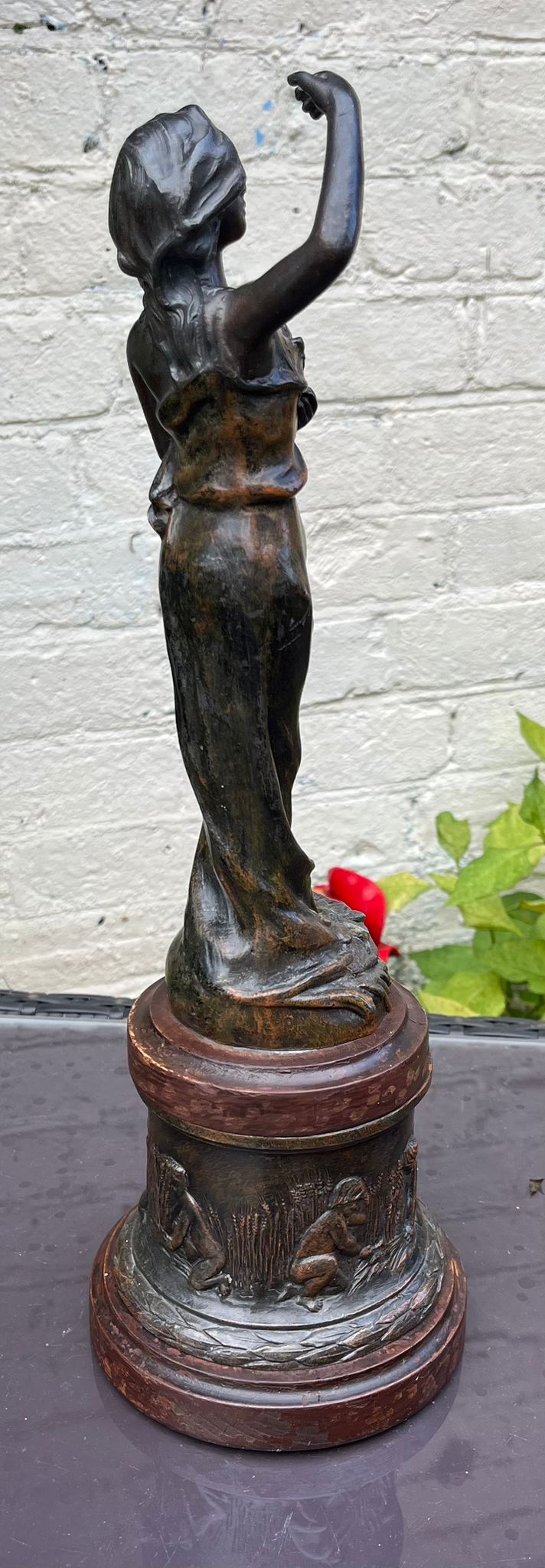 French Art Nouveau Spelter Figure