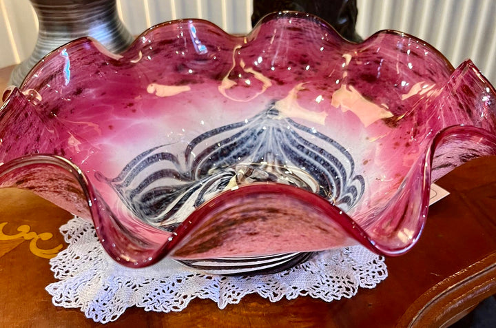 Hand Blown Glass Bowl