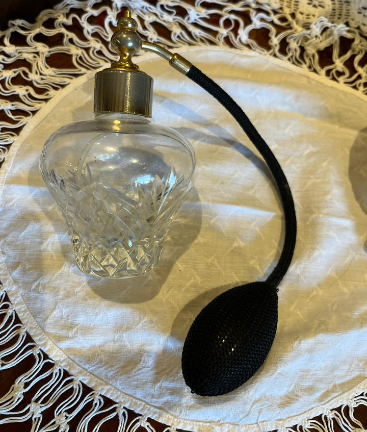 Crystal And Brass Perfume Atomiser