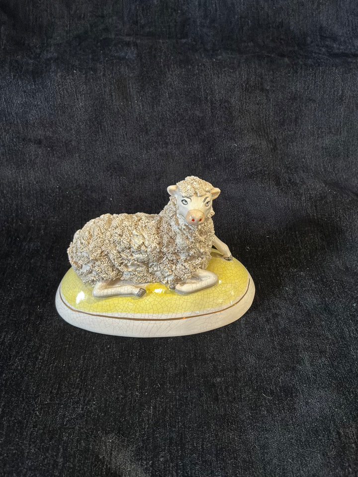 Staffordshire Rare Sheep Figure
