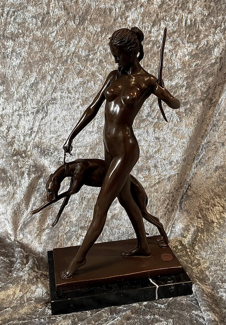 Art Deco Style Bronze Figurine