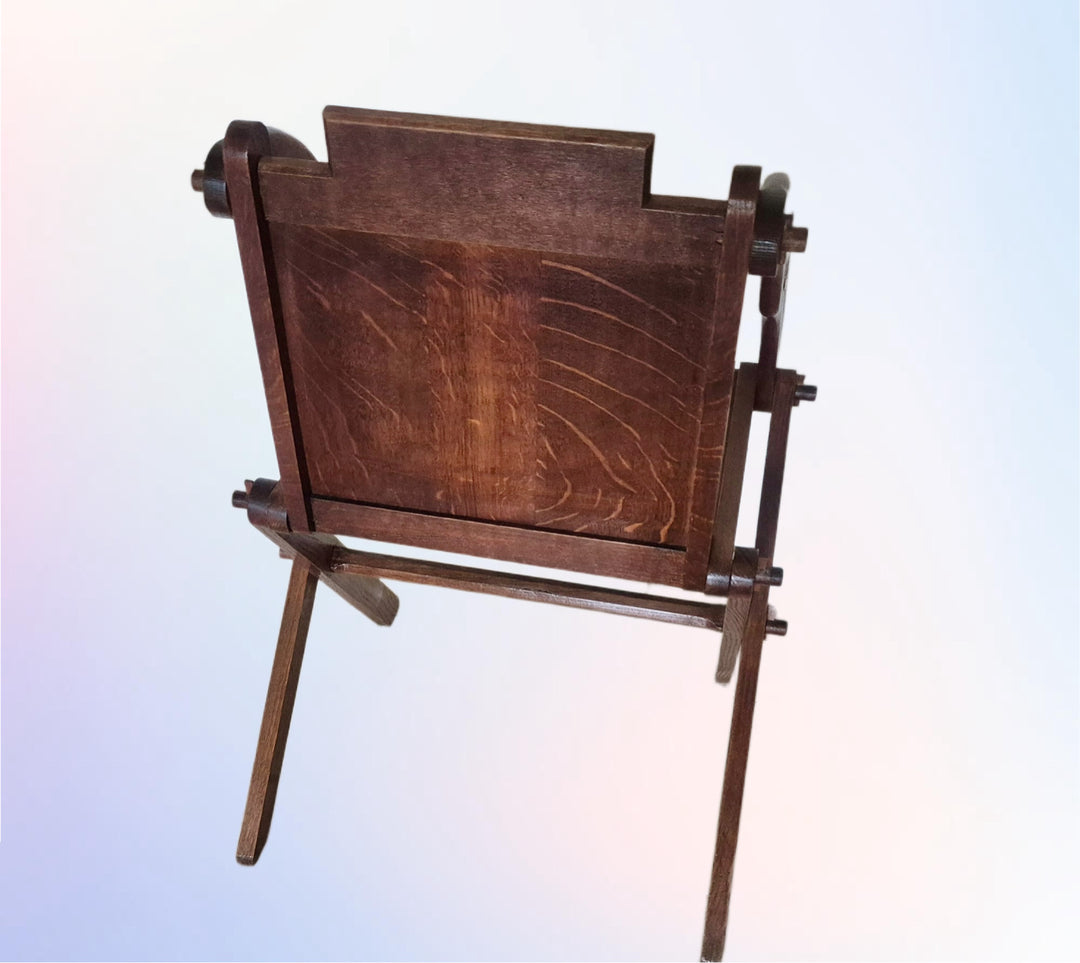 Late Victorian (C1880) Oak Glastonbury Chair.