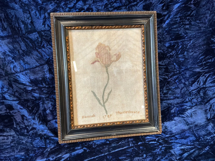 FINE NEEDLE WORK "TULIP" SAMPLER