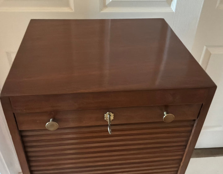 Mid 20th Century (1950) Tambour Cabinet