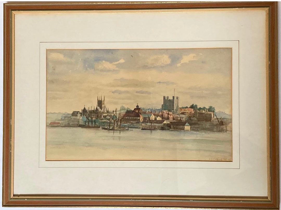Watercolour Of Rochester.