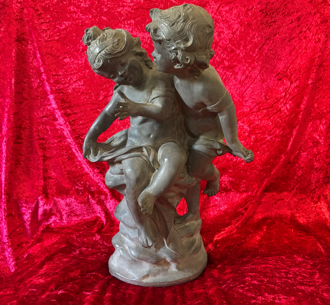 Vintage Garden Statue/Ornament Classical Scene