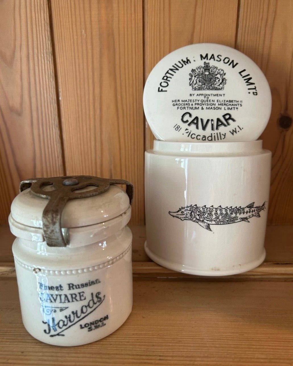 Harrods Fornum &amp; Mason Caviar Pots