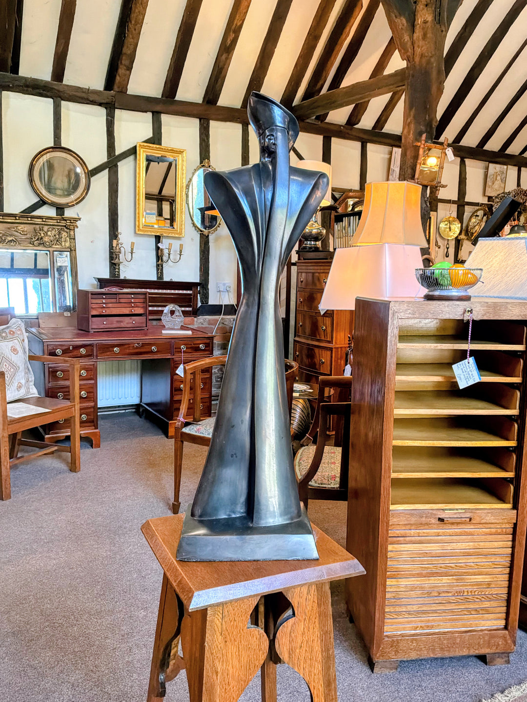 Modernist Furerative Cast Sculpture