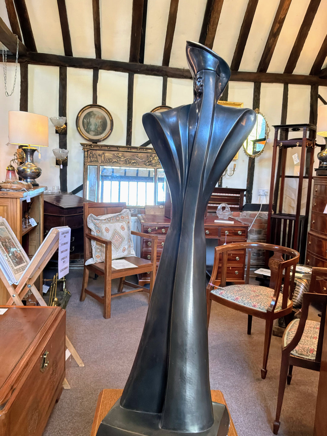 Modernist Furerative Cast Sculpture