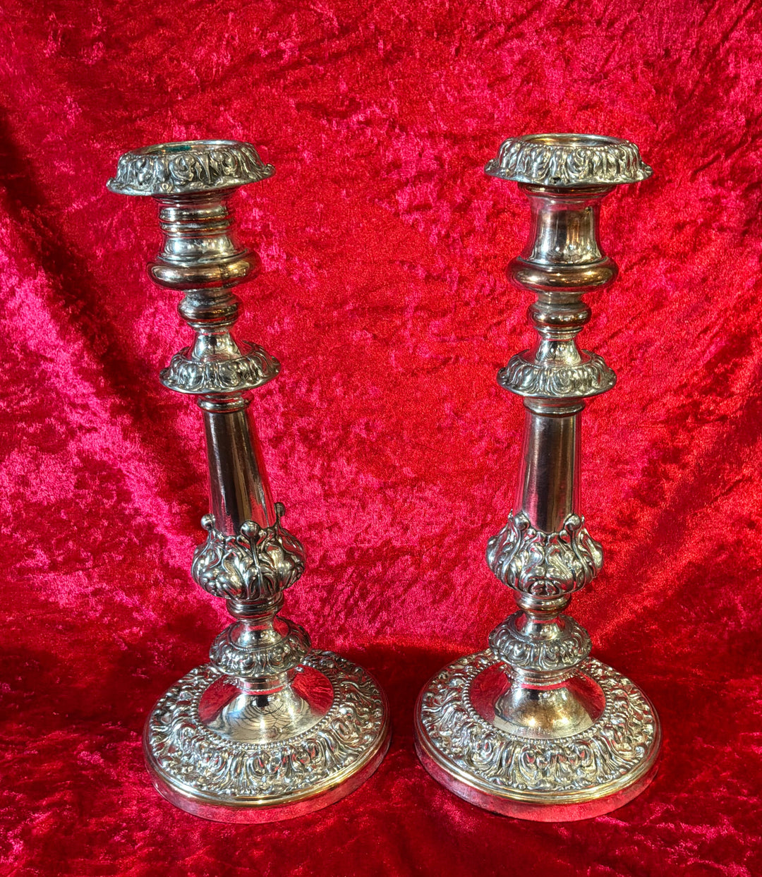 Pair Of Antique Candlesticks