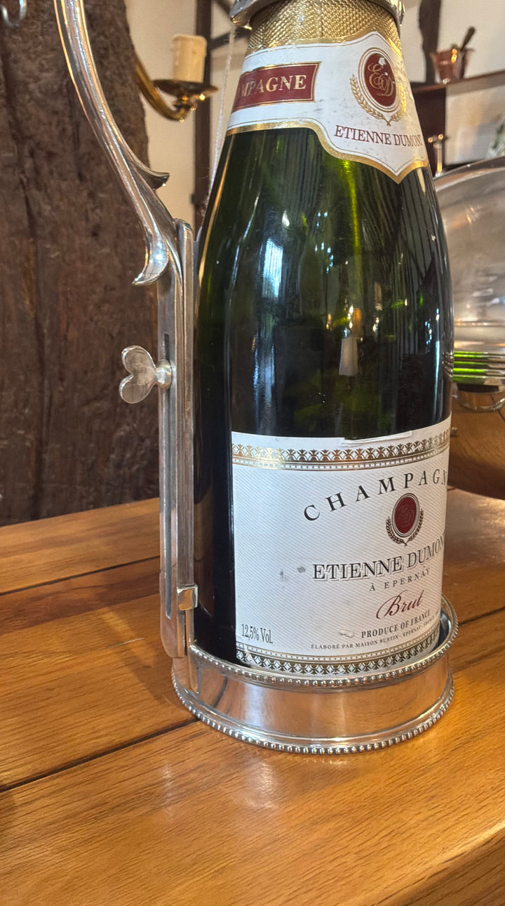Goldsmiths + Silversmiths Silver Plated extendable bottle holder