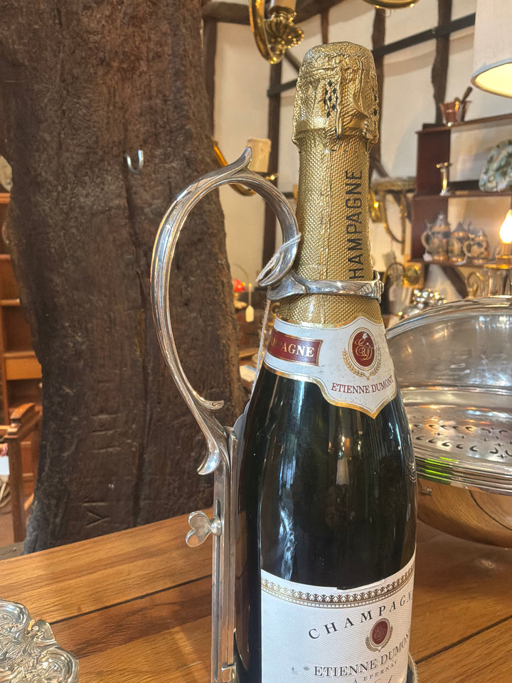Goldsmiths + Silversmiths Silver Plated extendable bottle holder