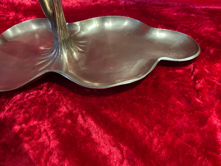 Vintage Art Nouveau Style Bronze/ Brass Lady Dish