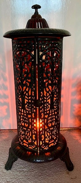 Cast Iron Stove Converted To An Electric Lamp