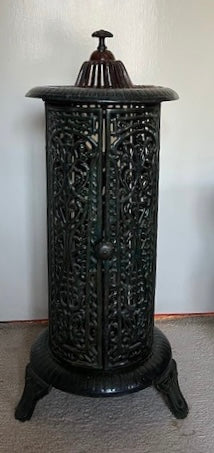 Cast Iron Stove Converted To An Electric Lamp