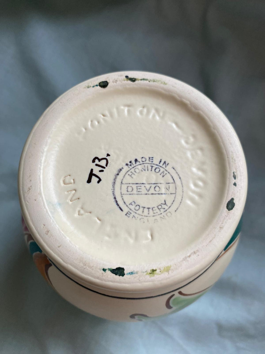Honiton Pottery Vase.