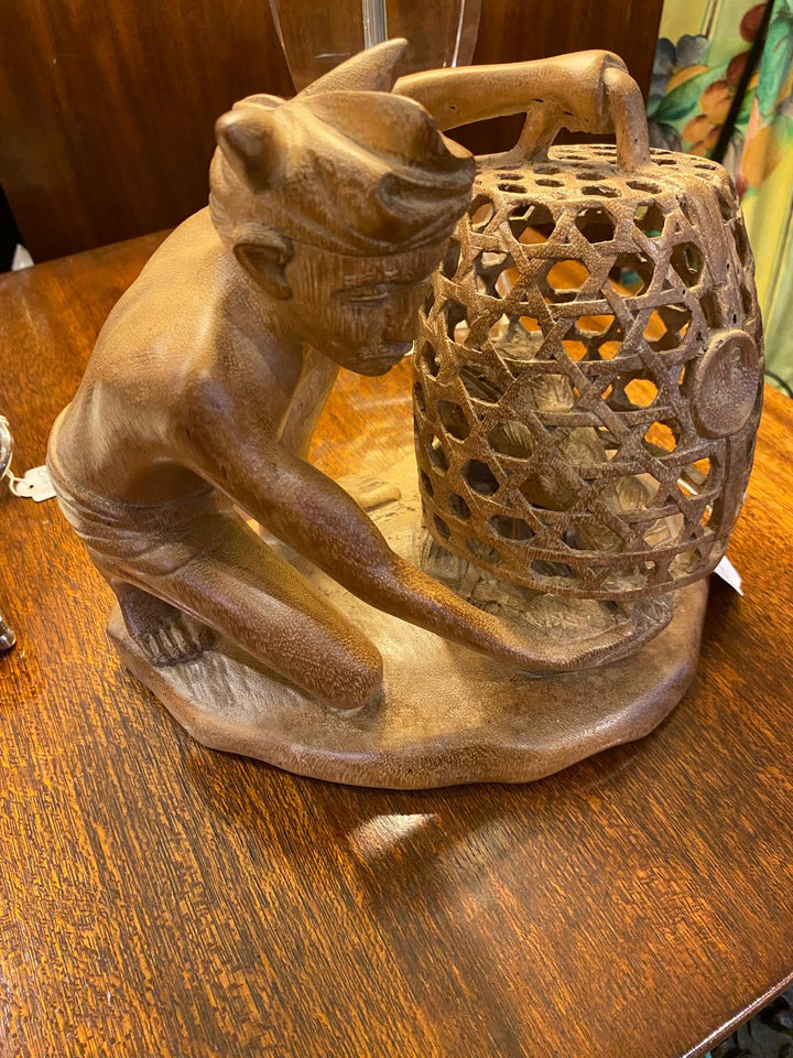 Hand Carved Asian Figure