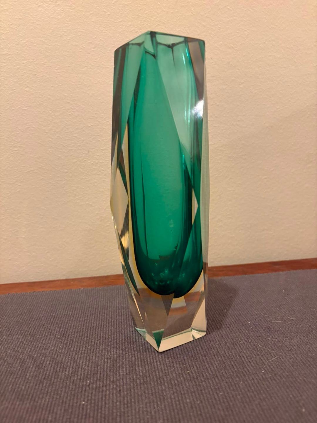 Murano Sommerso Studio Art Vase