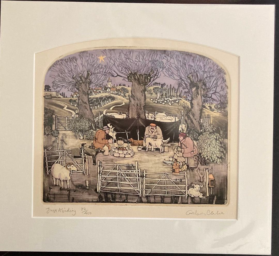 Just Abiding, Original Limited Edition Aquatint Etching