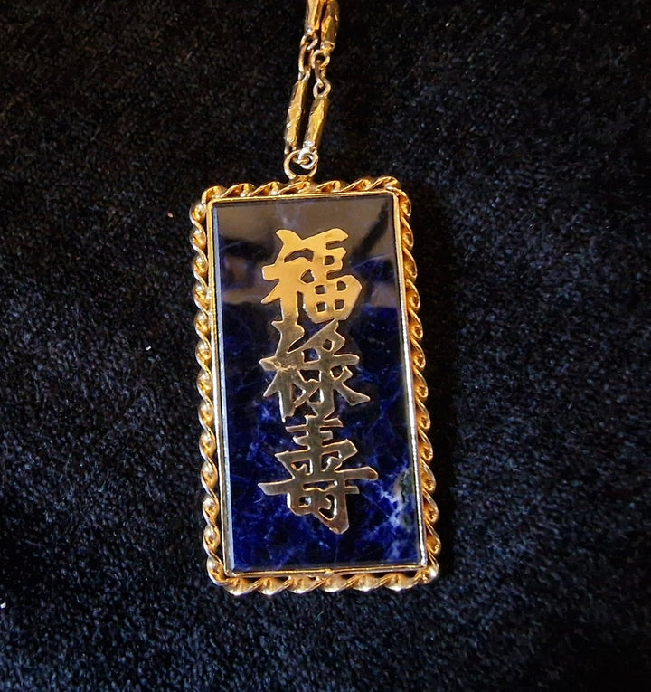 Eastern Style Pendent With Real Stone