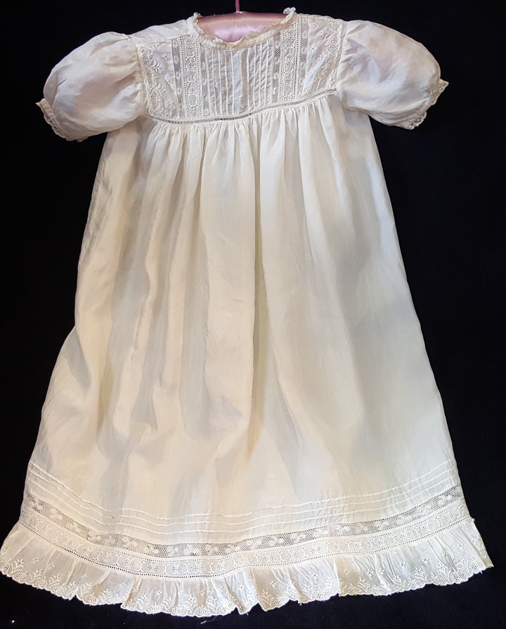 Silk Christening Gown.