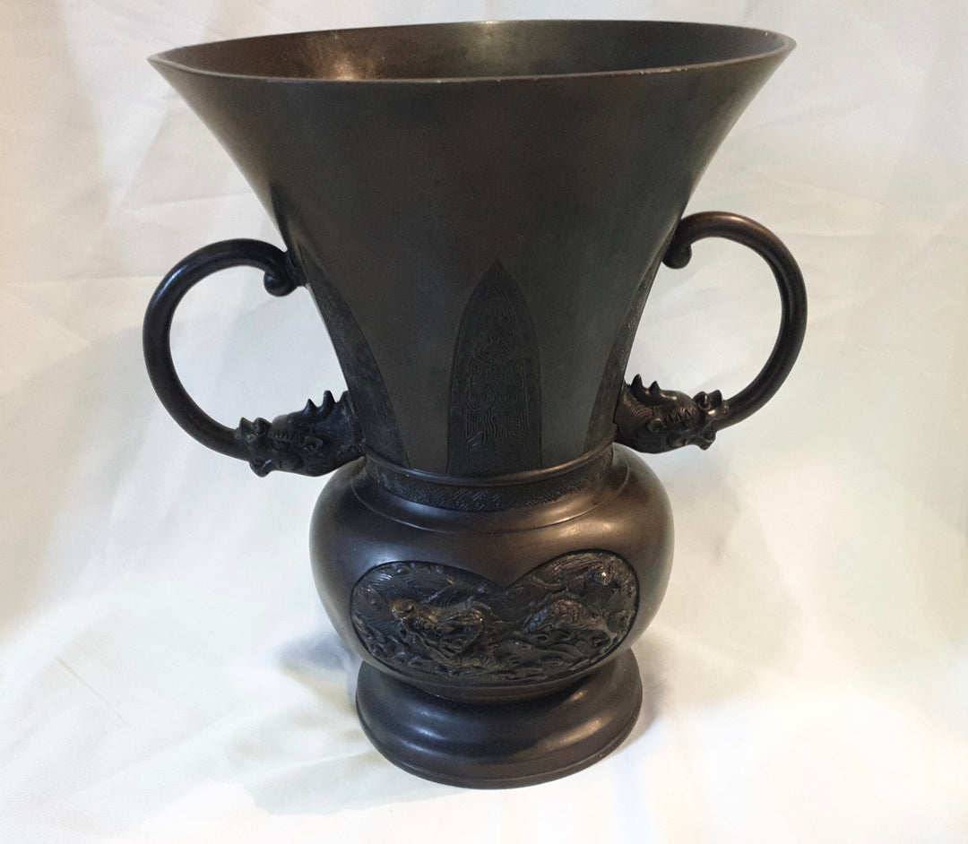 Japanese Bronze Vase