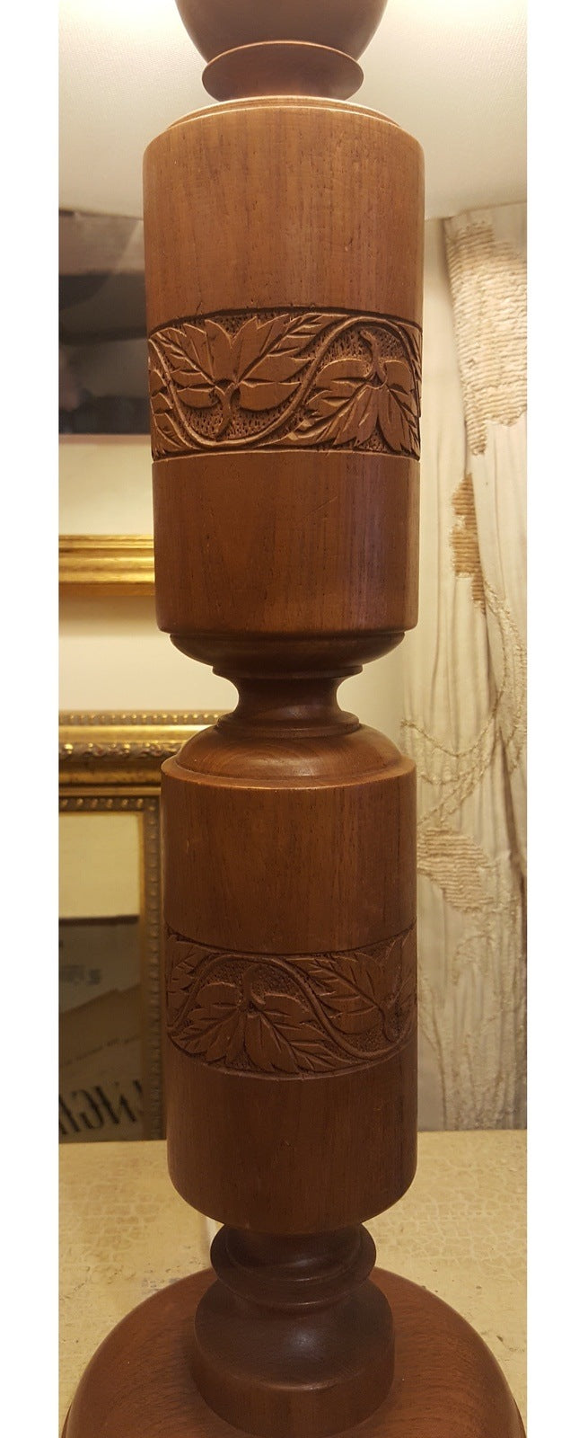 Java Teak Lamp 1960s