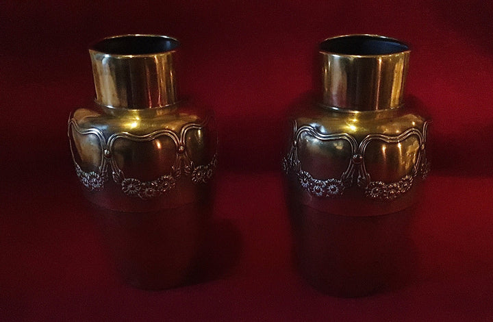 Pair Of WMF Art Nouveau Vases