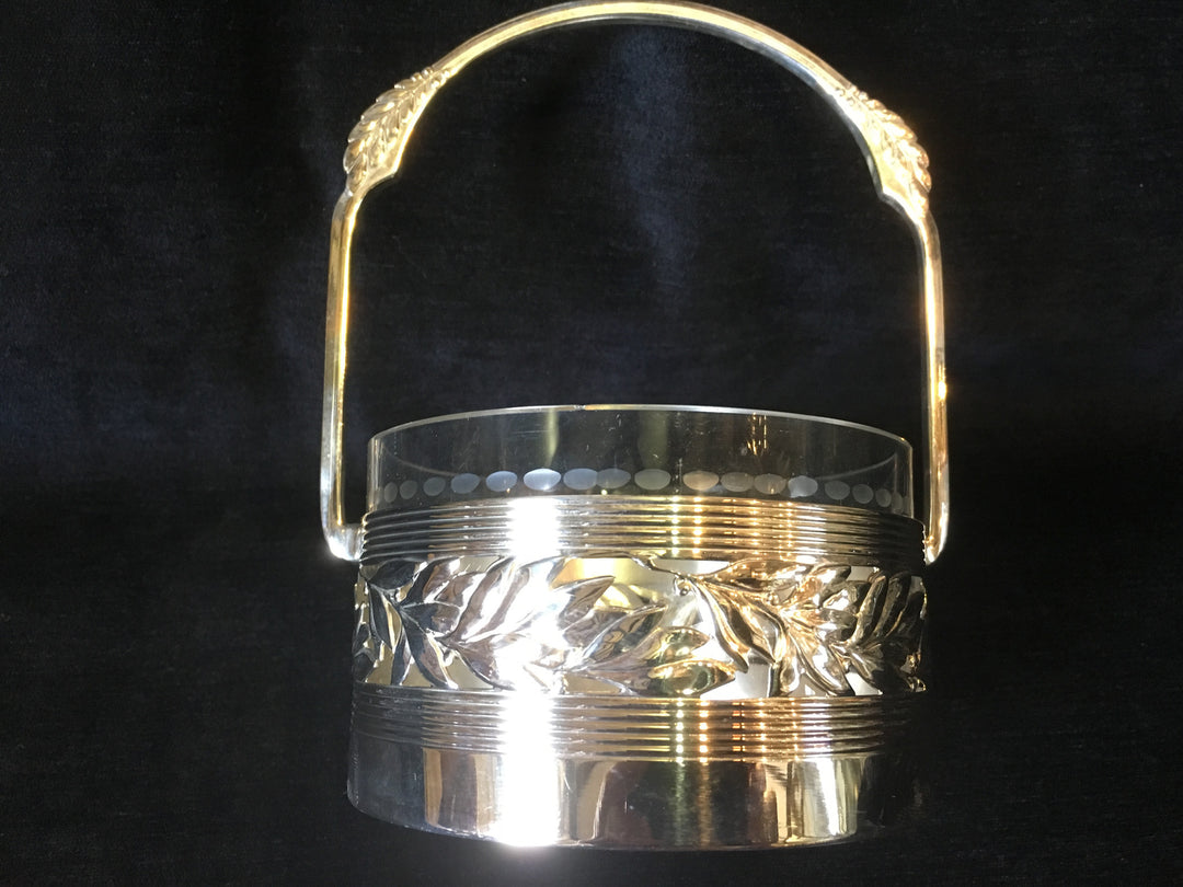 Silver Plated WMF basket with original Liner
