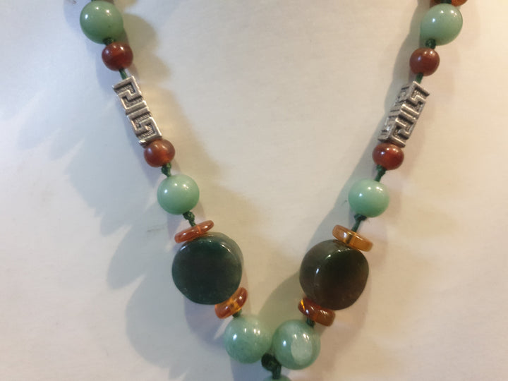 Jade Amber Necklace