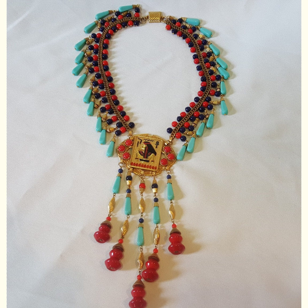 Egyptian Style Art Deco Necklace