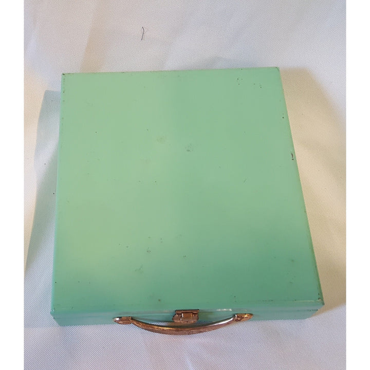 Vintage Enamel Laddies Vanity Case